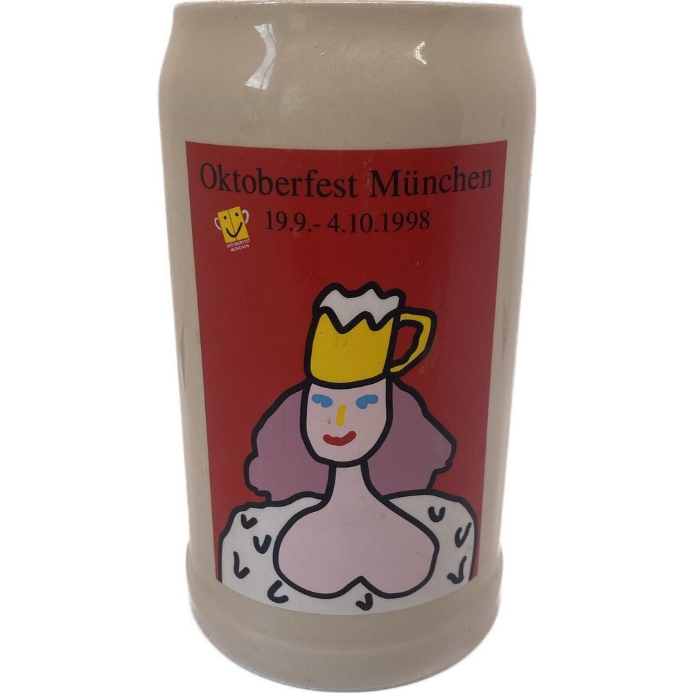 Stein The Official OKTOBERFEST MUNCHEN Rastal Beer Stein 1998 Signed